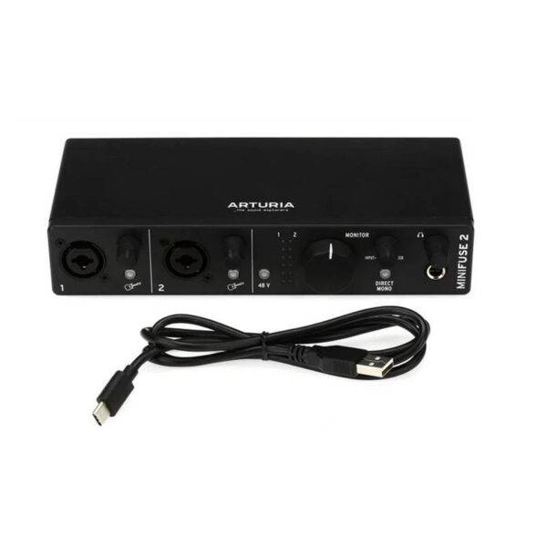 Arturia MiniFuse 2 2×2 USB-C Audio Interface Black