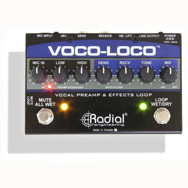 Radial Engineering Voco-Loco Effects Switcher for Voice or Instrument