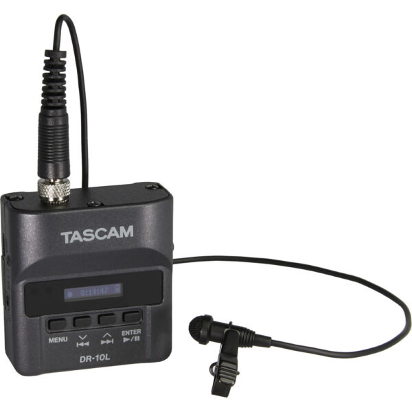 TASCAM DR-10L Digital Audio Recorder with Lavalier Microphone – Used