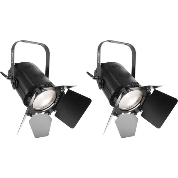 CHAUVET DJ EVE F-50Z 50W LED Fresnel Fixture 2PK