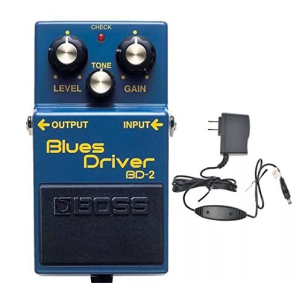 BOSS BD-2 Blues Driver and BOSS PSA-120S2 Power Supply