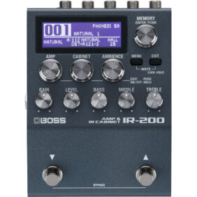 BOSS IR-200 Amp and IR Cabinet Simulator Effects Pedal