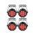 Chauvet SlimPAR Pro Q USB Wireless DMX RGBA LED Wash Light 4-Pack