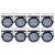 Chauvet SlimPAR 64 LED PAR Wash Light 8-Pack
