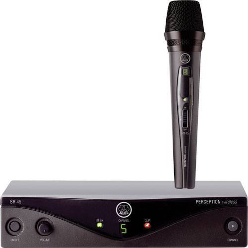 AKG Perception Wireless Vocal Set Band A (SR45 Receiver & HT45 Mic)