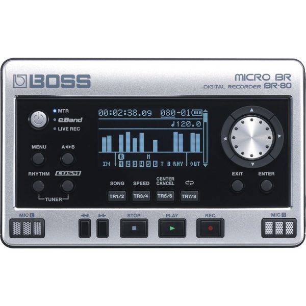 BOSS Micro BR BR-80 8-Track Digital Recorder