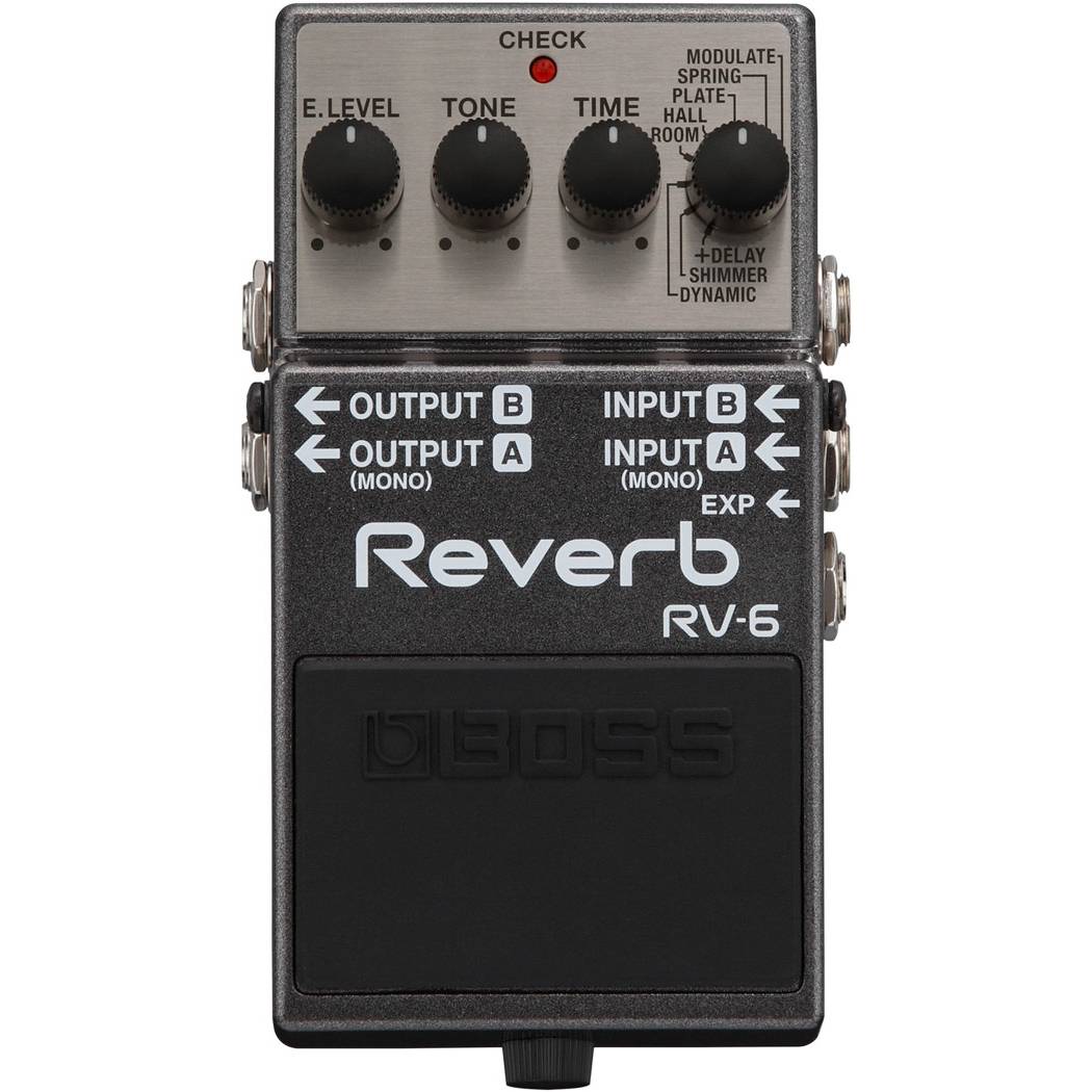 BOSS RV6, Reverb Pedal, Digital Reverb Pedal GigaSonic