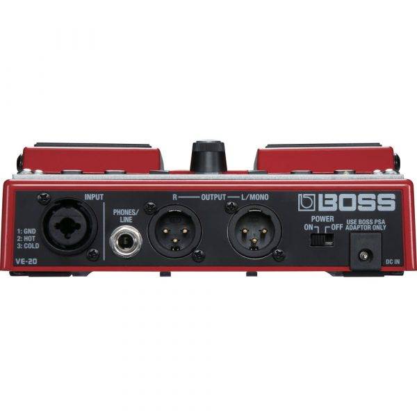 BOSS VE-20 Vocal Processor w/RMC-B15 Black Series 15ft Mic/XLR Cable