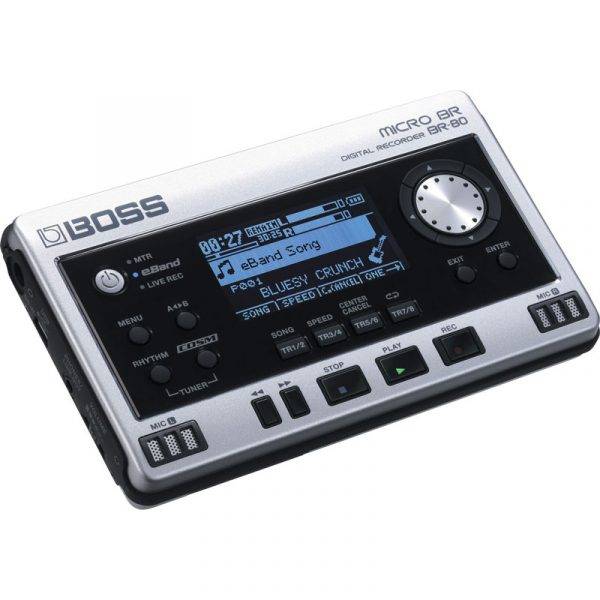 BOSS Micro BR BR-80 w/4 Free Universal Electronics AA Batteries