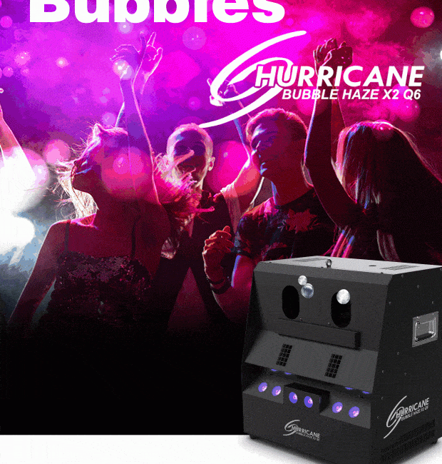 New Chauvet Bubble Haze X2 Q6 New Chauvet Bubble Haze X2 Q6