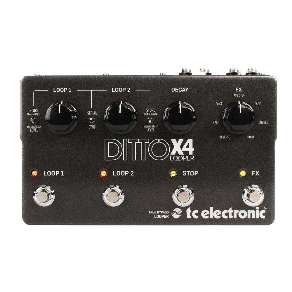 TC Electronic Ditto X4 Looper Pedal with Effects GigaSonic