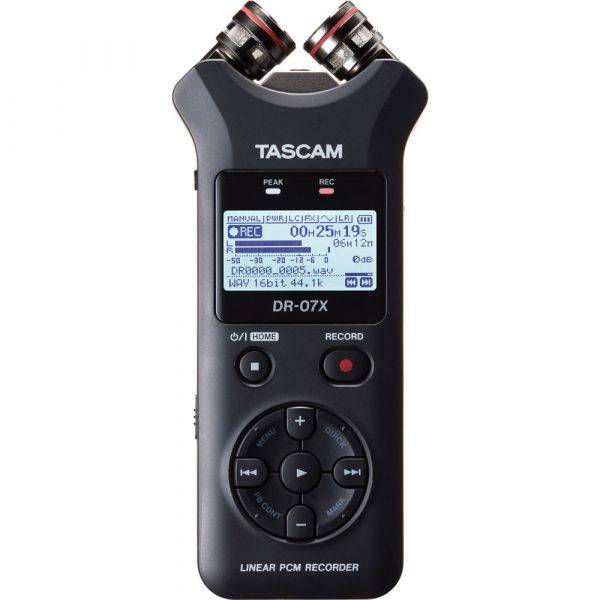 Tascam DR-07X Stereo Handheld Digital Recorder and USB Audio Interface