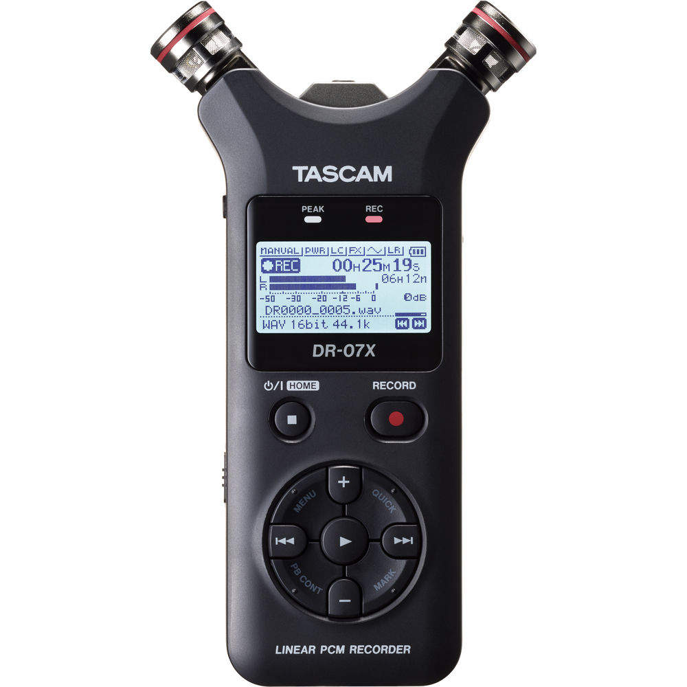 Tascam DR07X, Digital Audio Recorder, Handheld Recorder