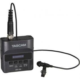 TASCAM DR-10L Micro Linear PCM Recorder with Lavalier Microphone