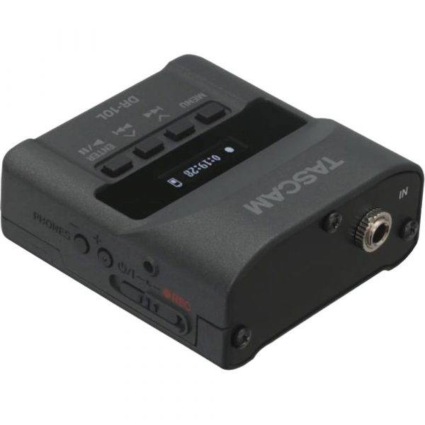 Tascam DR-10L Digital Audio Recorder with Lavalier Microphone