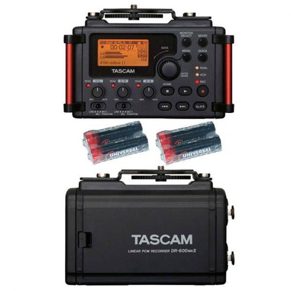 Tascam DR-60DmkII w/4 Free Universal Electronics AA Batteries
