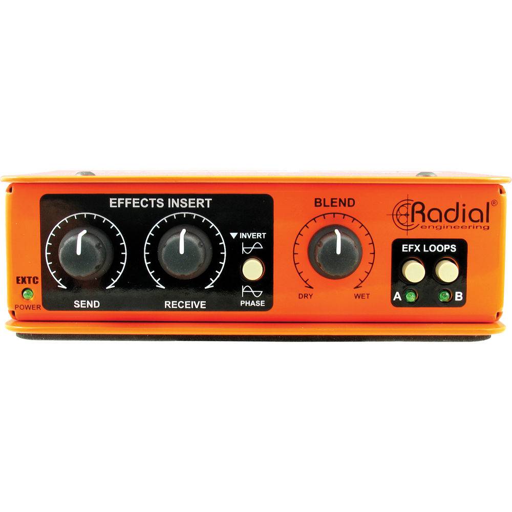 Radial Engineering EXTC-SA Guitar Effects Reamp Interface with Microfiber and 1 Year Everything Music Extended Warranty 