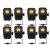 Chauvet EZlink Par Q1BT Battery-Powered Quad-Color Wash Light 8 Pack
