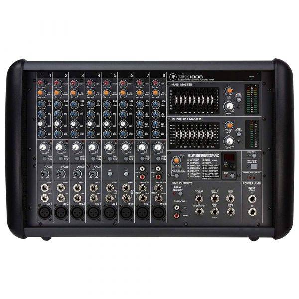 Mackie PPM1008 8-Channel 1600W  Powered Mixer