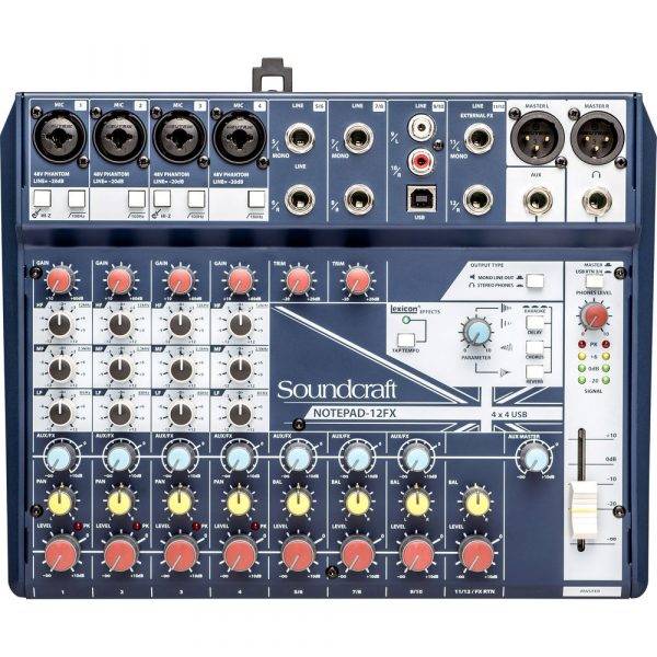 Soundcraft Notepad-12FX Small-format Analog Mixing Console