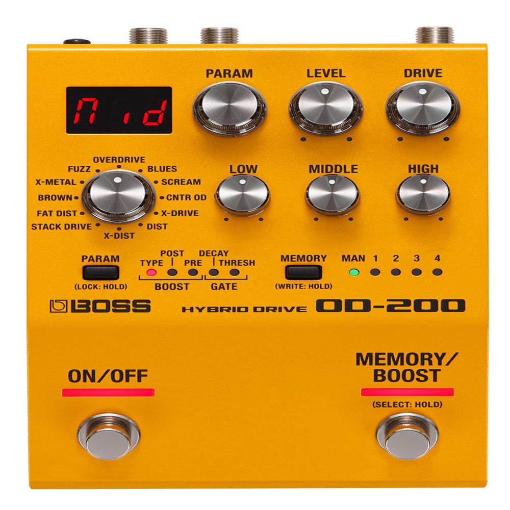 BOSS OD-200 Hybrid Pedal, Guitar Effects | GigaSonic