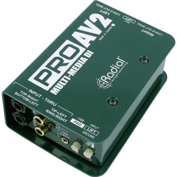 Radial Engineering ProAV2 Audio/Video Passive Stereo Direct Box