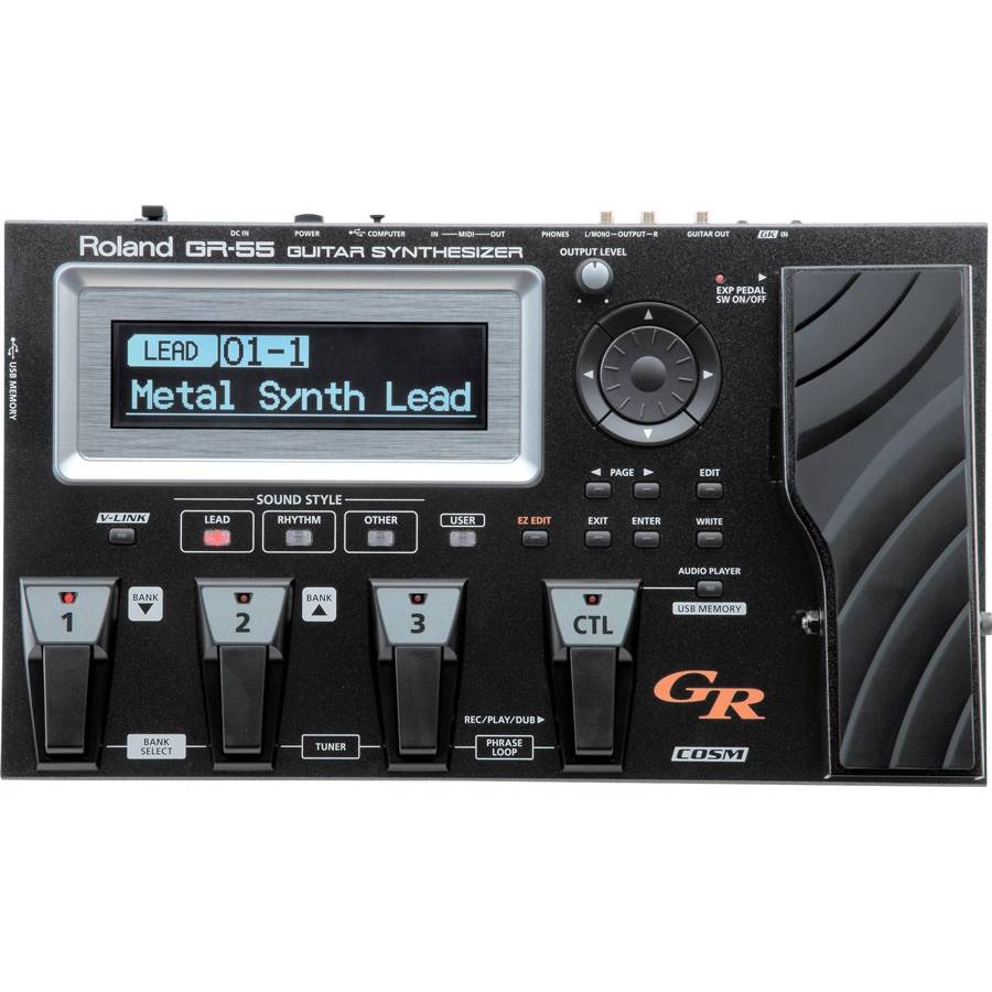 Roland GR55 Guitar Synthesizer w no Pickup Black