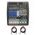 PreSonus StudioLive AR8 USB Analog Mixer with 2 20ft XLR Cables