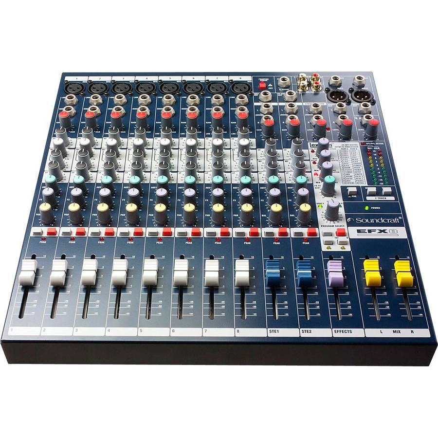 Soundcraft EFX8 8 Channel Compact Mixer GigaSonic