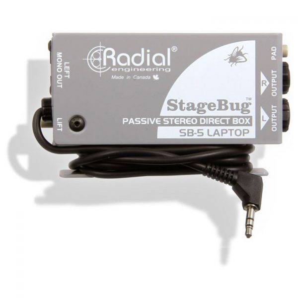 Radial Engineering StageBug SB-5 Laptop Compact stereo DI