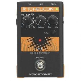 TC-Helicon VoiceTone E1 Vocal Echo and Delay Effect Pedal