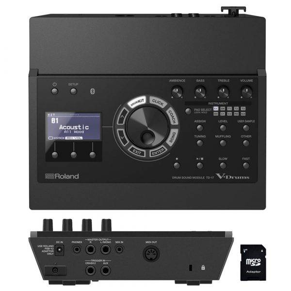 Roland  TD-17 Drum Sound Module with EV Music 32gb Card