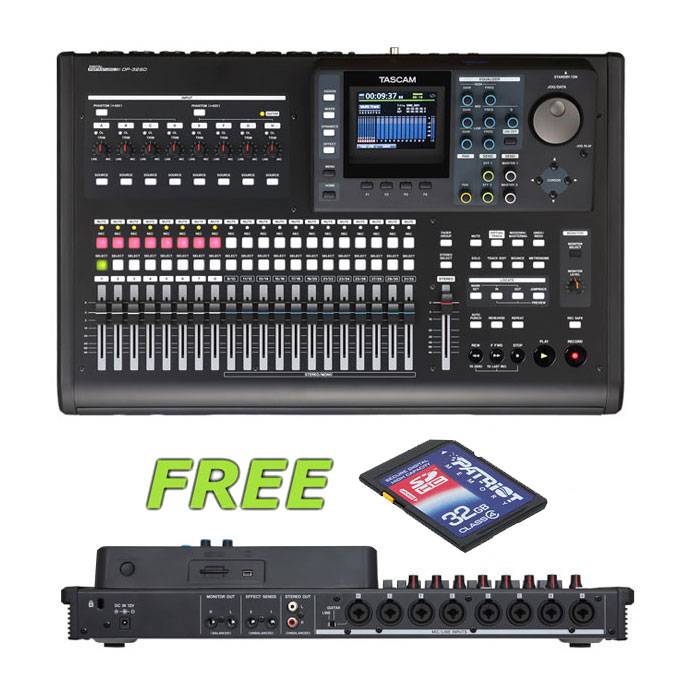 Tascam DP32SD Digital Portastudio w 32GB SD Card