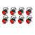 (8) Chauvet DJ COREpar 40 USB 40W RGB COB Par