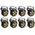 Chauvet DJ EZLink Par Q6 BT Wireless RGBA LED Par 8-Pack