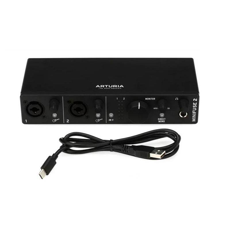 ARTURIA MiniFuse 2 USBオーディオインターフェース Arturia MiniFuse 2 USB Audio Interface, White | Guitar Center