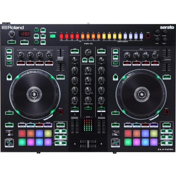 Roland DJ-505 2-channel, 4-deck Serato DJ Controller Used