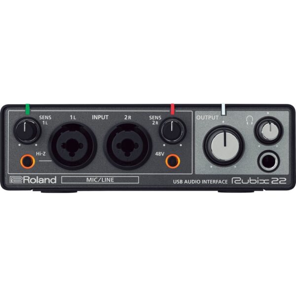 Roland Rubix22 Class-compliant 2-in/2-out USB Audio/MIDI Interface