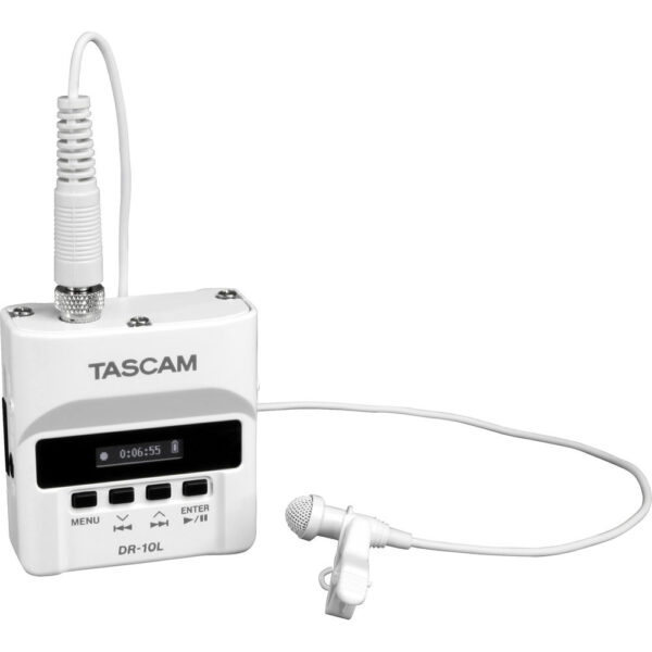 TASCAM DR-10LW Digital Audio Recorder with Lavalier Microphone