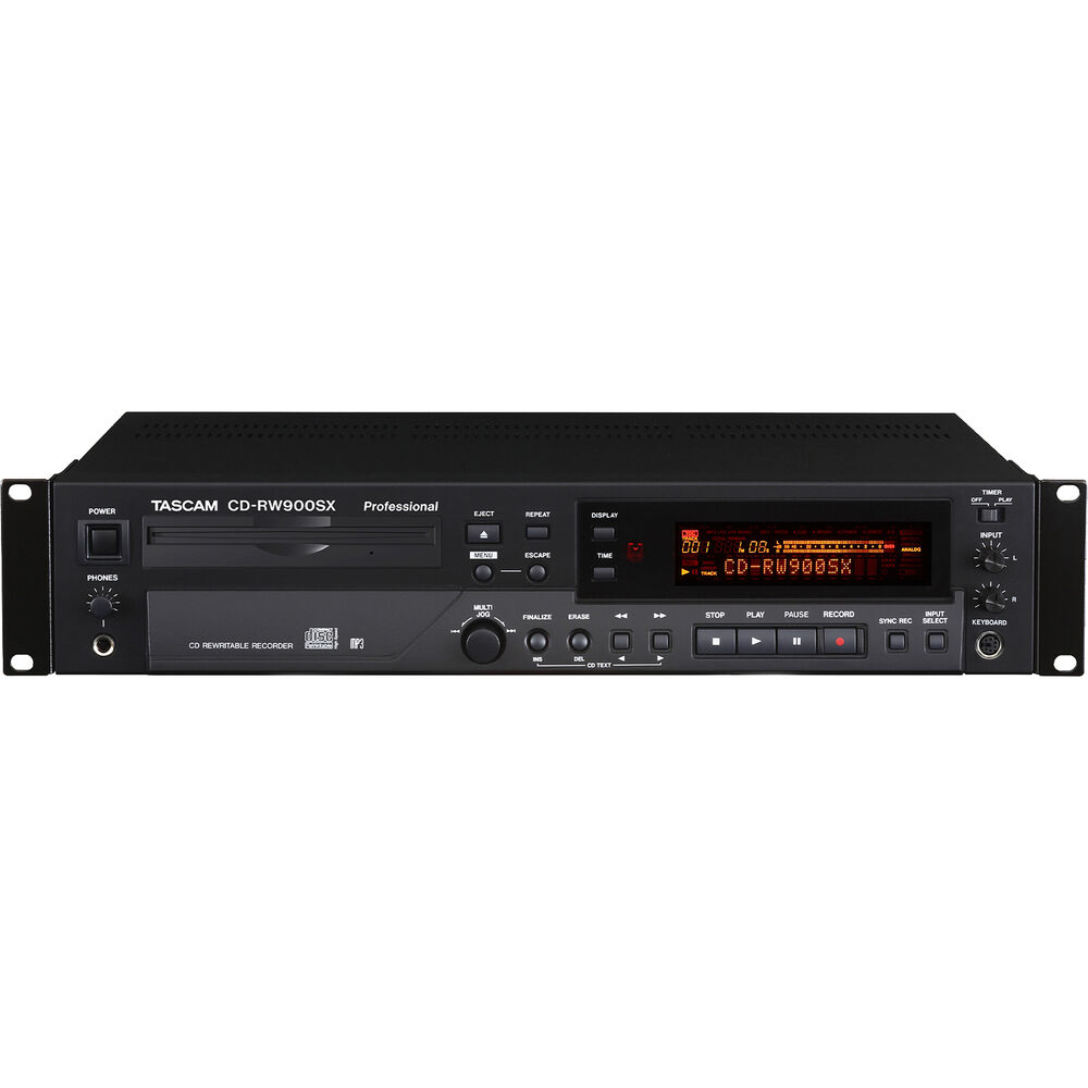 TASCAM CD-RW900SX Professional Rackmount CD Recorder – Player